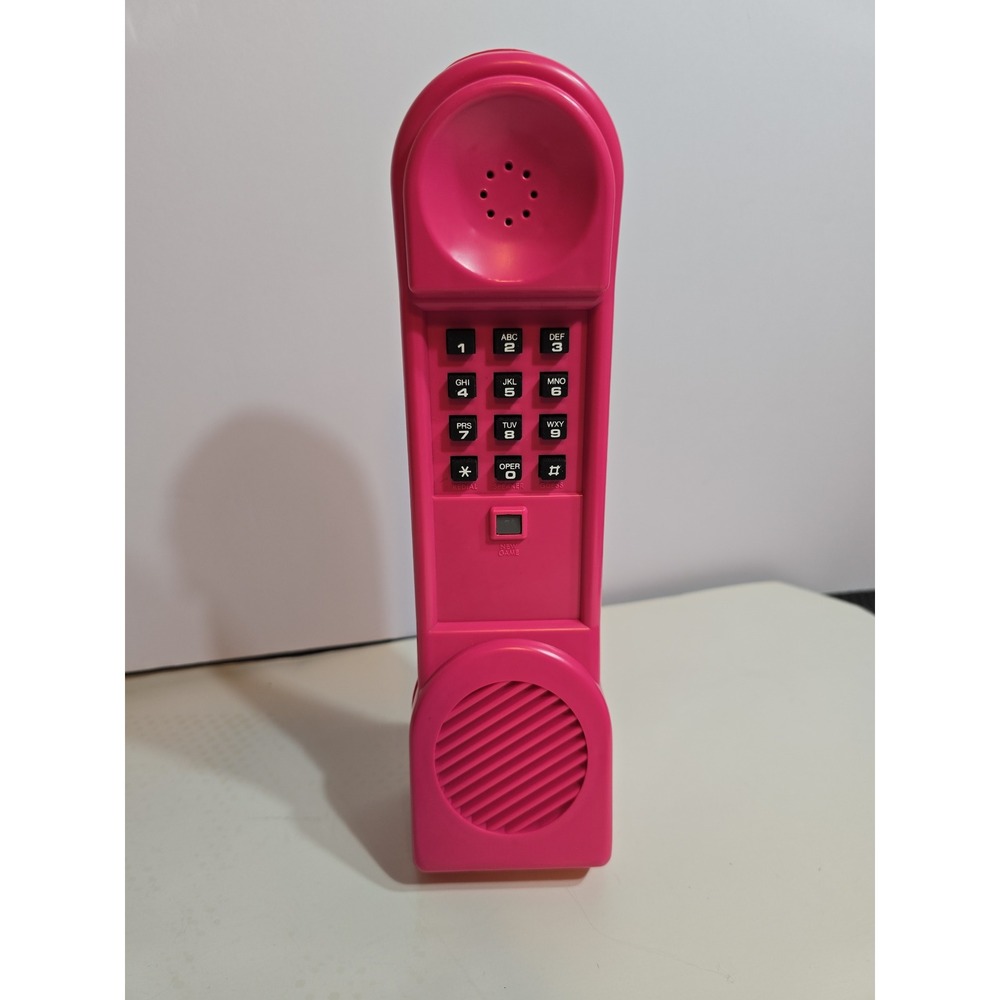 1991 Electronic Dream Phone Game Pink Original Replacement Phone Tested Working